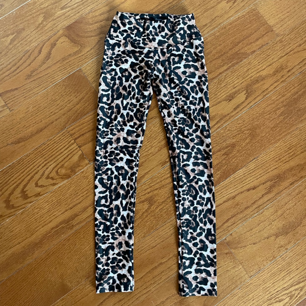 Girls Animal Print Leggings - Size YM